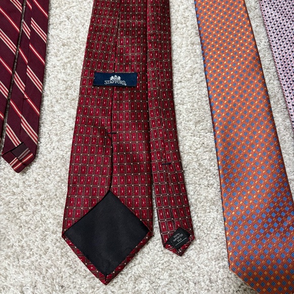 OBO Lot of 7 Men's Designer Silk Tie Bundle Michael Kors/others - Picture 6 of 8